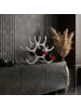 FineBuy Weinregal in Silber / Aluminium / 29x14x24