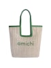 Amichi Shopper Peregrina (B)43 x (H)45 x (T)7 cm in Grün