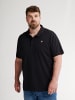 Petrol Industries Klassisches Poloshirt in Plus Size Missoula in Schwarz