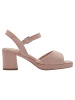 Tamaris WIDE FIT Sandalette in ROSE SUEDE