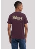 F4NT4STIC T-Shirt Smiley Light in maroon