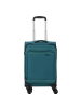 D&N Travel Line 9504 4 Rollen Kabinentrolley S 55 cm in petrol
