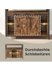 VASAGLE Sideboard Daxton in Vintagebraun - (B)33 x (H)80 x (T)100 cm