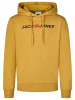 Jack & Jones Pullover JJMORTY OLD LOGO SWEAT HOOD SMU in Gold
