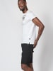 KOROSHI Kurzarm T-Shirt in weiß