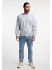 DreiMaster Maritim Sweatshirt in Hellgrau Melange