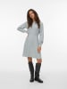 Vero Moda Strickkleid in Light Grey Melange