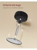 VASAGLE 2er-Set: Barhocker in Tintenschwarz - (B)38 x (H)(44-60) x (T)38 cm