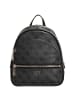 Guess Manhattan II - Rucksack 26 cm (dark taupe logo) in coal logo