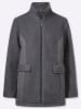 Sieh an! Bouclé-Jacke in anthrazit
