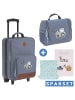 Lässig 2-tlg. Reise-Set - inkl. Trolley in blue,motif
