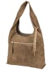 FREDsBRUDER Handtasche Velvet Wild Hobo in Khaki