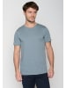 GreenBomb T-Shirt Basic in Grey Blue