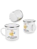 Mr. & Mrs. Panda Camping Emaille Tasse Auszubildende Leidenschaf... in Weiß