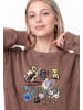 myMo Women Sweatshirt in Coffee