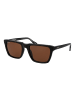 Web Männer Sonnenbrille Quadratisch Schwarz