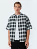 KOTON Shirt in Schwarz Karomuster
