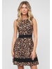 Cloud5ive Cloud5ive Cloud 5ive Dress with All-Over Leo Print brown in brown leo