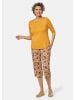 GOLDNER Attraktive Druckhose Louisa mit weichem Fall in bunt / geblümt