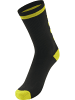 Hummel Niedrige Socken Elite Indoor Sock Low in BLACK/BLAZING YELLOW