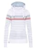 Kangaroos Kapuzensweatshirt in weiß-hellblau