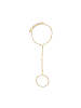 Steel_Art Hand Chain Damen Blythe silberfarben poliert in goldfarben