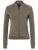 super.natural Merino Sweatjacke in braun