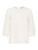 Kaffe Langarm-Bluse KAemilia Regular fit in Chalk