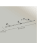 SONGMICS Wand‑Kleiderstange Dalson in Weiß - (B)170.1 x (H)7.1 x (T)30.5 cm