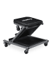relaxdays Werkstatt-Rollbrett in Schwarz/ Grau