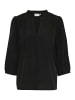 Kaffe Langarm-Bluse KAkatja Regular fit in Black Deep