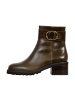 Emilie Karston Quinn – Stiefeletten mit Absatz aus Leder Grün