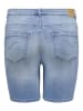 ONLY Carmakoma Jeans-Shorts in Light Blue Denim