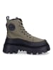 Palladium Schnürboot Pallasquad Zip Tx in Olivegrün
