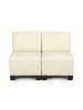 MCW Modular 2-Sitzer Sofa Moncalieri, Creme, ohne Armlehnen
