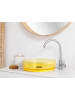 Beliani Waschbecken TOLOSA in Gelb - (W) 36 x (H) 10 x (L) 36 cm