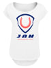 F4NT4STIC Long Cut T-Shirt JAM Showjumping in weiß