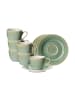 Ritzenhoff & Breker 6er Set Espressotassen mit Untertassen Borneo 90 ml in grün