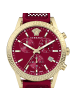 Versace Analoguhr für Damen in rot