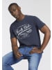 Man's World Rundhalsshirt in dunkelblau