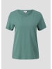 s.Oliver T-Shirt kurzarm in Petrol