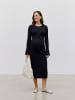 mama licious Strickkleid in Navy Blazer