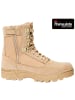 Brandit Stiefel "Tactical Boots Zipper" in Beige