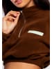 Tom Barron Trainingsanzug WOMAN REGULAR FIT FLEECE FABRIC TRACK SUIT in CAMEL