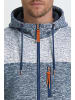 BLEND Fleecejacke BHPinheiro in Mittelblau