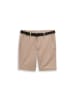 TOM TAILOR Denim Short in beige tonal twill structure