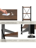 tectake Standregal, inklusive Kippschutz, 47,5 x 34,5 x 151,5 cm