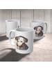 Mr. & Mrs. Panda Kaffeetasse Hund Entspannen ohne Spruch in Weiß