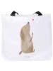 Mr. & Mrs. Panda Schultasche Hund Liebe ohne Spruch in Weiß