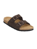 BIOSOFT Sandalen Schnalle Riemen in Dunkelbraun